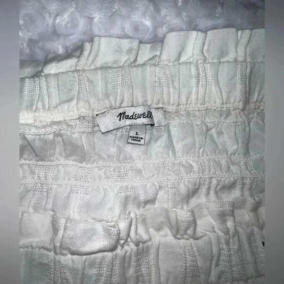 Madewell Women's Cream Skirt Size Large - Picture 3 of 5